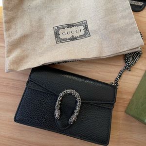 Gucci Dionysus leather super mini bag